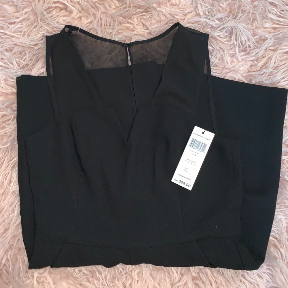 NWT Black Romper